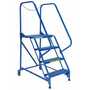 Vestil LAD-MM-4-P 4 Perf Step Maintenance Ladder BL