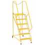 Vestil LAD-MM-6-P-YL 6 Perf Step Maintenance Ladder YL