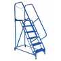 Vestil LAD-MM-6-P 6 Perf Step Maintenance Ladder BL