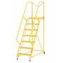 Vestil LAD-MM-7-G-YL 7 Grip Step Maintenance Ladder YL