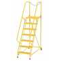 Vestil LAD-MM-7-P-YL 7 Perf Step Maintenance Ladder YL