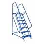 Vestil LAD-MM-7-P 7 Perf Step Maintenance Ladder BL