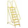 Vestil LAD-MM-8-P-YL 8 Perf Step Maintenance Ladder YL