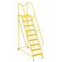 Vestil LAD-MM-9-P-YL 9 Perf Step Maintenance Ladder YL