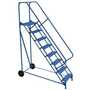 Vestil LAD-RAF-8-24-G-EZ 8 Grip Step 50° Roll-A-Fold Ladder