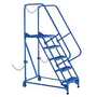 Vestil LAD-STAL-5-G 5 Grip Step Semi Trailer Ladder BL