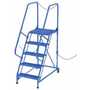 Vestil LAD-STAL-5-P 5 Perf Step Semi Trailer Ladder BL