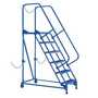 Vestil LAD-STAL-6-G 6 Grip Step Semi Trailer Ladder BL