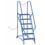 Vestil LAD-STAL-6-P 6 Perf Step Semi Trailer Ladder BL