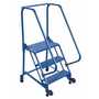 Vestil 3 Grip Step 58° Tip-N-Roll Ladder