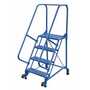 Vestil 4 Grip Step 58° Tip-N-Roll Ladder