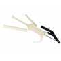 Vestil PTFE Drum Pump Lever Action 15 In. x 3-1/2 In. x 38 In. White