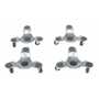 Vestil LEG-D-12-4PK 12x10.75 Leg Dolly 300 Lb. 4PK