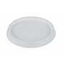 Vestil LID-54-PWT 3.5, 5 and 6 Tear Tab Lid White