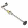 Vestil Stainless Steel Leveling Jack 30 In. 5000 Lb. Cap, Silver