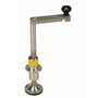 Vestil Stainless Steel Leveling Jack 18 In. 5000 Lb. Cap, Silver