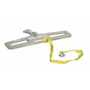 Vestil Steel Fork Truck Hook Plate Swivel 4,000 Lb. Cap, Silver