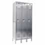 Vestil LOCK-3618-SSS3 36x18 SS Locker 2 Rows 1 Column