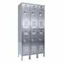 Vestil LOCK-5418-SSD3 54x18 SS Locker 2 Rows 1 Column