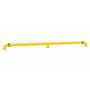 Vestil Steel Low Profile Rack Guard Bollard 144 In, Yellow