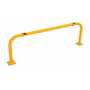 Vestil Steel Low Profile Rack Guard Bollard 48 In, Yellow