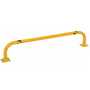 Vestil Steel Low Profile Rack Guard Bollard 48 In, Yellow