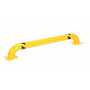 Vestil Steel Low Profile Rack Guard Bollard 60-5/8 In, Yellow