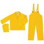 MCR Safety 2003 3-Piece Waterproof Yellow Rain Suit