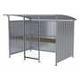 Vestil MDS-96-SM-HDG 120" Gal Multi Duty Smoker Shelter