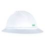 MSA V-Gard® 500 Full Brim Hard Hat 4 point Fas-Trac® Suspension White