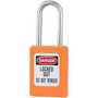Masterlock S31 Zenex Thermoplastic Safety Padlock, 1 3/8" wide Set of 4