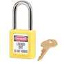 MasterLock 410YLW-CHARTED Zenex Thermoplastic Padlock, Ylw, Keyed Diff.