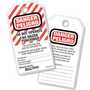 Masterlock 497AX Lockout Tag-Out Tag, DANGER DO NOT OPERATE