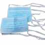 Medline NON27600 Blue Pleated Surgical Face Mask with Ties