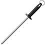 Mundial® 3303 Round Regular Cut Sharpening Steel, Black
