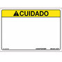 NMC ANSI Header With Caution Symbol Sign In Spanish