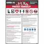 NMC PST141 Poster "COVID-19 PROTECT YOURSELF!" 18" x 24"