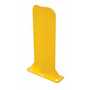 Vestil Steel Low Profile Rack Guard 3 In. x 10 In. x 17-7/8 In. Yellow