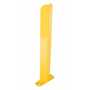 Vestil Steel Low Profile Rack Guard 3 In. x 10 In. x 35-7/8 In. Yellow