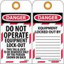 National Marker® LOTAG11-25 Danger Do Not Operate Tag