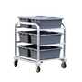 Lug Cart, Aluminum, 87-1/4 in, 32 in, 34-1/2 in