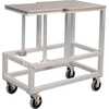 New Age 95729ACST Scale Table w/ Adjustable and Stationary Tops, Aluminum