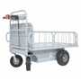 Vestil Steel Off-Road Traction Drive Cart 500 Lb. Gray