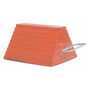 Vestil ORWC-8-HDL Rubber Handled Whl Chock 8"L