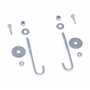 Crown Pallet Truck Caddy Hardware Kit Chrome Plated Silver