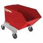 Vestil Steel Portable Tilting Hopper 1/2 Cubic Yard 2,000 Lb. Cap, Red