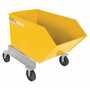 Vestil P-HOP-0.5-YL Portable Tilt Hop .5CbYd Yellow