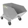 Vestil Portable Tilt Hop .75CbYd Silver