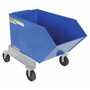 Vestil P-HOP-0.75 Portable Tilt Hop .75CbYd Blue