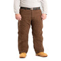 Berne P966 Highland Washed Duck Insulated Outer Pant, 38X29, Bark